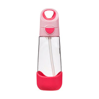 b.box - Bouteille Tritan - 600ml - Fizz Flamant-Forme triangulaire unique, facile à saisir pour les enfants