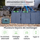 Yoshino - B660 SST Centrale électrique continue portable à semi-conducteurs de 660 W-CONCEPTION COMPACTE RÉCOMPENSÉE - Une seule cellule à semi-conducteurs détient plus du double de la capacité d’une cellule de batterie LiFePO4. Cela maximise l’efficacité énergétique dans une unité plus petite, plus légère et plus compacte. Pourquoi transporter du matériel lourd, avec Yoshino, vous n'êtes pas obligé de le faire.