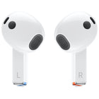 Samsung - Oreillettes Galaxy Buds3 – Blanc-Tenue ajustée pour un son sensationnel. Design repensé, conçu pour un son incroyable. Ressentez la différence avec nos toutes nouvelles oreillettes ouvertes offrant une tenue ajustée et inclinée pour adhérer parfaitement à l’oreille.