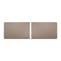 WeatherTech - Tapis d'extrémité anti-fatigue ComfortMat Connect - Bordé - Sable - Paquet de 2-Chaque pièce d’extrémité a une longueur de 3 pi. Assemblez-en deux pour obtenir un ComfortMat Connect de 6 pi!