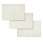 Gry Mattr - Cahiers de composition - Couleurs variées - Paquet de 3-Couvertures texturées avec estampage doré métallisé pour une touche d’élégance