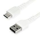 StarTech Câble USB-C vers USB 2.0 de 2 m - Blanc-Chargez vos appareils à l'aide d'un câble USB Type-C haut de gamme conçu pour résister à votre utilisation quotidienne