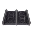 Edgewood - Grattoir à Bottes Montable, Intérieur/Extérieur, Pour Usage Moyen - 12,6 po l x 15,4 po L - Noir-Caoutchouc naturel avec doigts racleurs