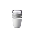 Mepal - Pot à lunch 500+200 mL/17+6.7oz  Noir-Convient pour réfrigérateur, congélateur, micro-ondes (sans couvercle)