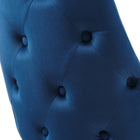 Modway - Adorn Touffe Performance Velvet Fauteuil d’appoint de salle à manger - Marine-8