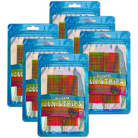 TPG Creations - TPG89606 Bandes de silicone Zen - 2 par ensemble - 6 ensembles-Soutien sensoriel tactile - Conçu pour aider à soulager le stress et à améliorer la concentration grâce au toucher, au glissement ou au bidouillage, les rendant ainsi idéaux pour les étudiants et les professionnels.