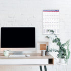 AT-A-GLANCE – Calendrier mural mensuel 2027 – 22 3/4 po H x 15 1/2 po l – bilingue-Design contemporain avec beaucoup d'espace d'ecriture avec dos en bois agglomere complet. Imprime à l'encre bleue et rouge