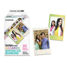 Fujifilm - Instax Mini Instant ensemble de films instantanés, 20 poses - Macaron/Bonbons-20 feuilles par boîte