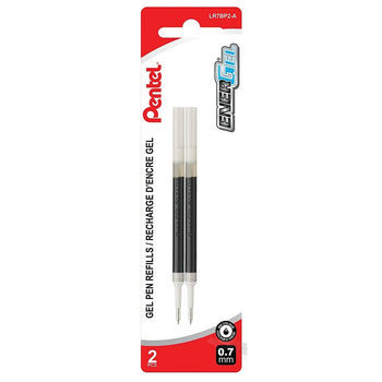 Recharges Encre Noire Pentel Pocket Brush - Lot De 12 Cartouches Pour Pinceau De Poche