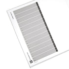 Bindertek - Reliure à 3 anneaux de première qualité - 3 po - blanc-Mécanisme d’ouverture des anneaux fixé au dos de la couverture pour plus de durabilité