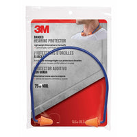 3M - Protecteur auditif avec bandeau, 28 dB NRR, Bleu / orange, 1/paq., 6/caisse-Une alternative légère et discrète aux casques antibruit de sécurité