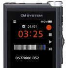 OM System - Enregistreur numérique DS-2700 PRO-Double microphone intelligent avec technologie de formation de faisceaux