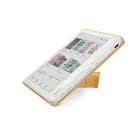 Kobo - Étui Libra Color SleepCover - Jaune Beurre-Le support intégré permet à votre liseuse de tenir debout seule en mode portrait ou paysage
