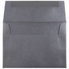  JAM Paper Enveloppes d'invitation métallisées A6 - 4,75 x 6,5 po - Stardream Anthracite Noir - paquet de 25-Taille : A6 (4,75 x 6,5 pouces)