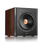 Edifier - S350DB Enceintes d'étagère Bluetooth avec caisson de basses de 8 po - Brun-Satellite: 6 po L x 5 po W x 8,75 po H / Subwoofer: 17,5 po L x 14,5 po W x 12,3 po H