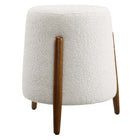 Modway - Riven Rembourré Tissu Boucle Ottoman - Nuage-Assemblée requise