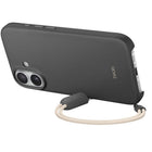Beats - Étui Kickstand avec MagSafe et contrôle de la caméra pour iPhone 17 - Gris granit-Pour créer la béquille, un adaptateur à l’extrémité du cordon glisse et s’attache à un point magnétique sur le côté du boîtier