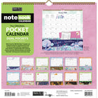 WSBL - 2026 Inspirations Simples Note Nook  Calendrier mural Mensuel - 30,5 cm l x 30,5 cm H - Anglais-Deux pochettes pour chaque mois