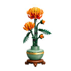 LEGO - Creator Botanicals Icons Chrysanthème - 278 pièces-Plante de chrysanthème dans un pot vert pastel et doré avec un socle effet bois