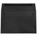 JAM Paper - Enveloppes d'invitation A10 - 6 x 9,5 - lin noir - Paquet de 50-Couleur : enveloppe en lin noir
