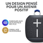 Ultimate Ears - WONDERBOOM 4 enceinte Bluetooth portable et étanche, Noir-Enceinte sans fil résistante et longue portée : Une portée de 40 mètres (131 pieds) pour que tu sois libre de tes mouvements - elle résiste aussi à la saleté et aux chutes et possède une lanière très pratique pour que tu puisses l'emporter partout avec toi