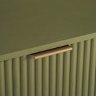 Manhattan Comfort - DUMBO Table de nuit moderne 1 tiroir 51 cm - Vert olive - Lot de 2-Hauteur des pieds : 15 cm