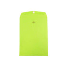 Jam Paper - Enveloppes colorées avec fermoir – 23 cm H x 30 cm l – Vert citron ultra – Paquet de 10-Couleur : Vert citron