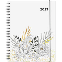 W. Maxwell - Agenda 2027 Garbo - 8,5 x 11 po - Florale-Janvier à décembre 2027