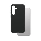 PanzerGlass - CARE Fashion avec QI Compatible Samsung Galaxy S25 - Noir-Audacieusement tendance. Compatible QI