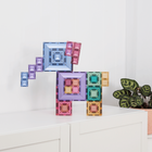Connetix - Pack Portail Pastel, Contenant 48 Pièces-Apprentissage stiam et MESH - À mesure que les créations grandissent, les enfants explorent le magnétisme, l'équilibre, la gravité et la structure, développant la persévérance, la créativité et la résolution de problèmes