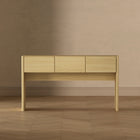 Manhattan Comfort - Console moderne Linda à 3 tiroirs - Chêne naturel-9
