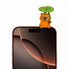 Artikl - Peek-a-Pals Capys sous la pluie - paquet de 4-Décore les téléphones, les ordinateurs portables, les moniteurs, les tableaux de bord et plus encore