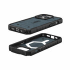 UAG - Étui Robuste Pathfinder MagSafe iPhone 15 Pro, Nuage Bleu-Coque blindée