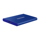 Samsung T7 500Go USB 3.2 Gen. 2 Disque SSD Portatif - Bleu-Lecture séquentielle jusqu’à 1,050Mo/s