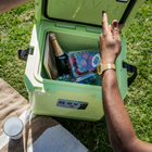 RovR - CoolR 25 Glacière rigide pintes avec bandoulière - Pacifique sud-Capacité de 26 pintes pouvant contenir jusqu’à 32 canettes, 6 bouteilles de vin ou 28 lb de glace