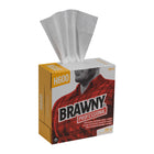Georgia-Pacific Pro Brawny Professional H600 Serviettes de nettoyage jetables - Paquet de 10-Serviettes de nettoyage jetables pour nettoyer efficacement la graisse et la saleté