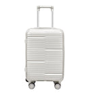 TRAVLR - Valise d'enregistrement légère à coque rigide, 24 po - Blanche-Fabriqué en polypropylene 