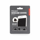 Kikkerland - Cache Confidentialite Webcam - Noir-3 housses individuelles pour les webcams