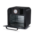Commercial Chef - Friteuse à air multifonctionnelle 1500 W-Plus de fonctionnalités : Notre friteuse à air (15 lb) et cuiseur à pizza est doté de commandes à cadran mécaniques faciles à utiliser, d'une grille de four, d'un plateau ramasse-miettes amovible pour sous le grille-pain, d'un panier de friteuse à air et d'un plat de cuisson.
