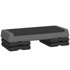 Soozier - Stepper aérobique réglable-Hauteur réglable : 4,1 po (10,5 cm), 6,1 po (15,5 cm) ou 8,1 po (20,5 cm)