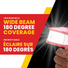 Bell+Howell - Lampe de poche à faisceau large - Rouge-Fabriqué avec 24 LED super lumineuses