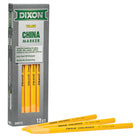 Dixon - Industrial Marqueurs China Phano − Jaune − Paquet de 12-Résistante à l'eau et est de grand teint