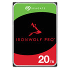 Seagate - Disque dur NAS interne IronWolf Pro 7200 tr/min SATA III 3,5" - 20 To-Haute performance : la gamme entièrement CMR (enregistrement magnétique conventionnel) permet des performances constantes et de pointe 24 h/24 et 7 j/7, permettant aux utilisateurs d’accéder aux données à tout moment et en tout lieu