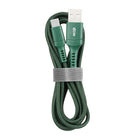 General Supply Goods + Co - Câble tressé de type C, 6 pi, vert-Tressé pour plus de durabilité