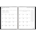 Mead - Cahier de rendez-vous hebdomadaire/mensuel Contempo 2026 - 10 7/8 po H x 8 1/4 po l - noir - bilingue-Hebdomadaire : une semaine sur deux pages, comprenant un espace de notes ligne, un horaire de rendez-vous hebdomadaires et un horaire ouvert le week-end, mensuel : un mois sur deux pages