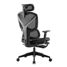 Chaise de bureau ergonomique à dossier haut réglable TygerClaw-Le support lombaire incurvé ergonomique et le bord du siège en cascade offrent un soutien exceptionnel