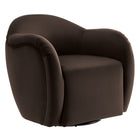 Modway - Compose Performance Velvet Fauteuil pivotant - Marron chocolat-Velours de performance résistant aux taches