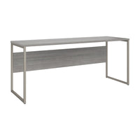 Bush Business Furniture - Table d'ordinateur hybride 72 po L x 24 po P, gris platine (HYD272PG)-Le bureau d'ordinateur 72 po L x 24 po P x 30 po H avec pieds en métal présente un espace de travail pratique et durable pour le professionnel moderne