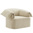 Modway - Lark Slipcover Tissu Grand fauteuil - Lin-Fauteuil couvert