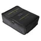 Nicci - Organiseur de bagages Cubes 6 pièces - Noir -
Le panneau supérieur en maille permet d'identifier facilement le contenu et permet la respirabilité